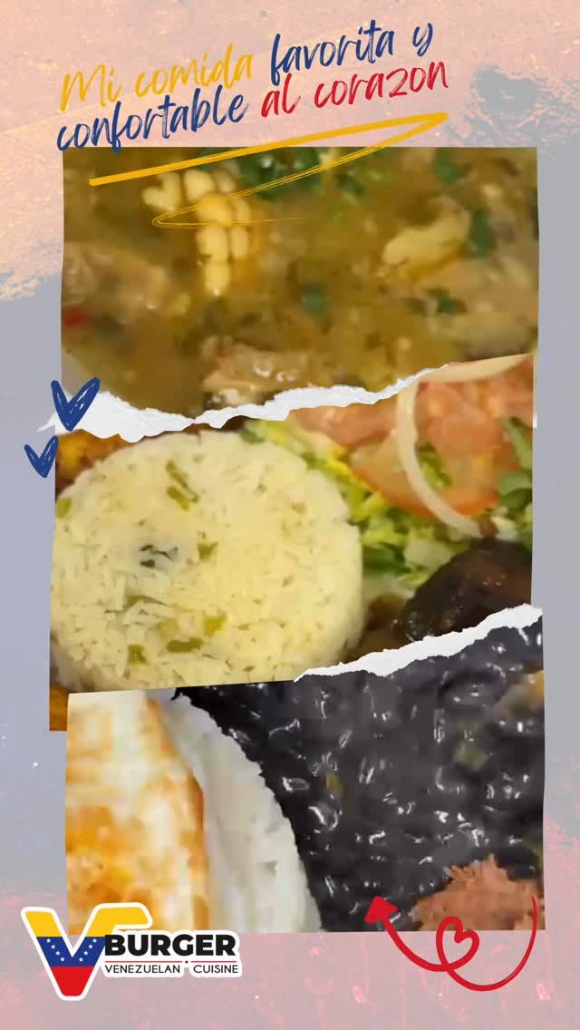 Esa comida que abraza el alma y te reinicia el día. ❤️🇻🇪

​Hay platos que son mucho más que comida; 🏡son hogar,🇻🇪 son familia y son, como decimos aquí, "confortables al corazón💞". 

Desde una sopita bien resuelta para recargar energías, hasta nuestro plato tradicional con su carne mechada, caraotas y arroz que te hace sentir cerquita de Venezuela🇻🇪.

¿Qué plato venezolano es tu favorito cuando necesitas sentirte en casa? Te leemos en los comentarios. 👇

​📍 1669 W 9000 S, West Jordan, UT 84088.

​Etiquetas: #VBurgerUtah #WestJordanEats #ComidaVenezolanaUtah #SopaVenezolana #pabellóncriollo